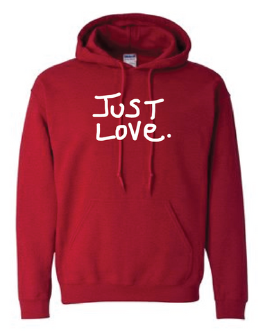 ANTIQUE CHERRY RED JUST LOVE hoodie sweatshirt