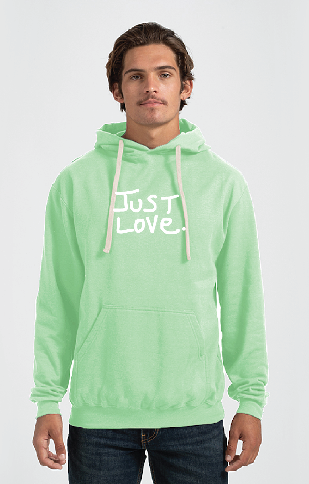 NEO-MINT JUST LOVE hoodie sweatshirt